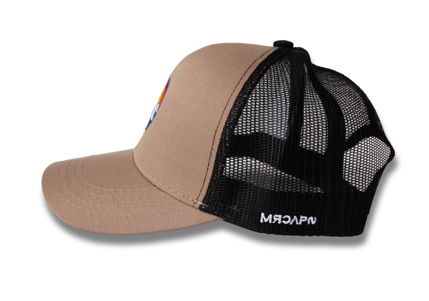 Gorra camionera Caqui negro Montañas