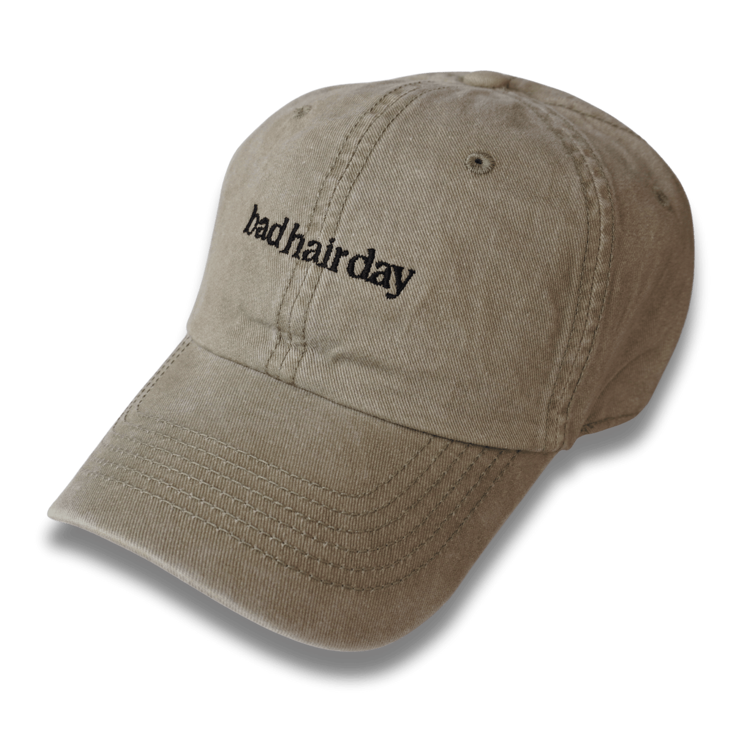Gorra Prelavada Caqui Bad Hair Day