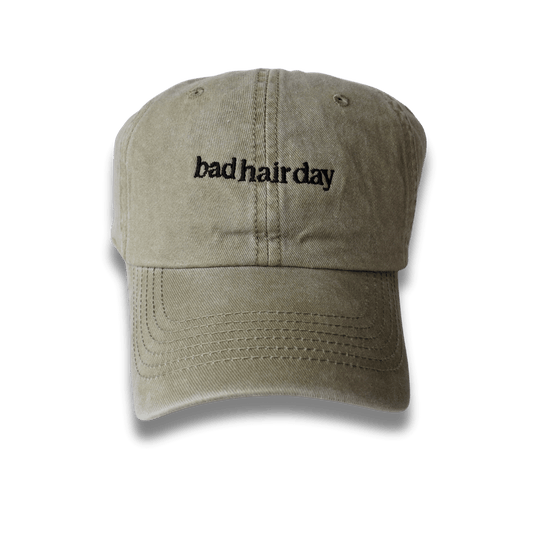 Gorra Prelavada Caqui Bad Hair Day