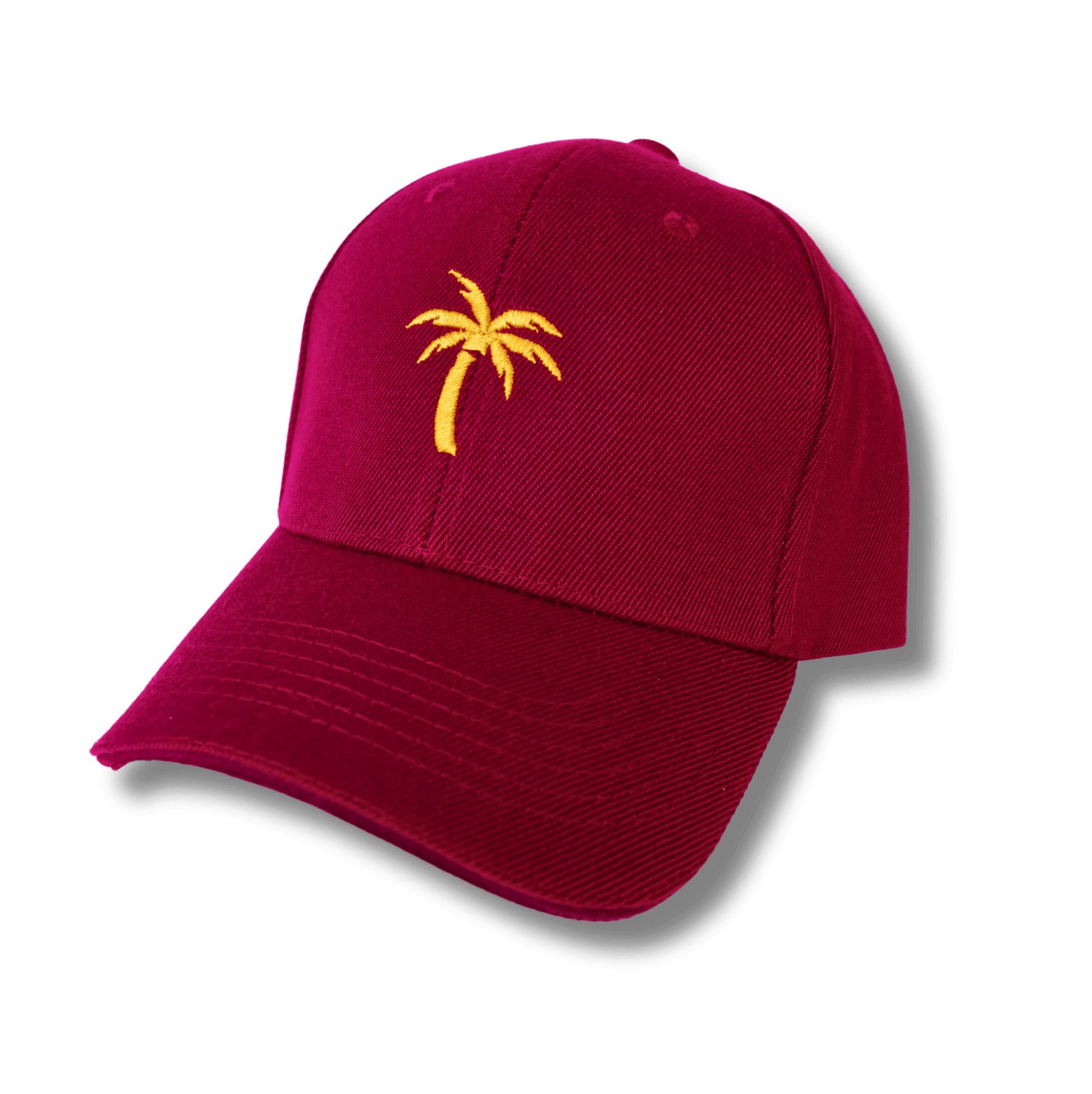 GORRA VINOTINTO CON PALMERA. 