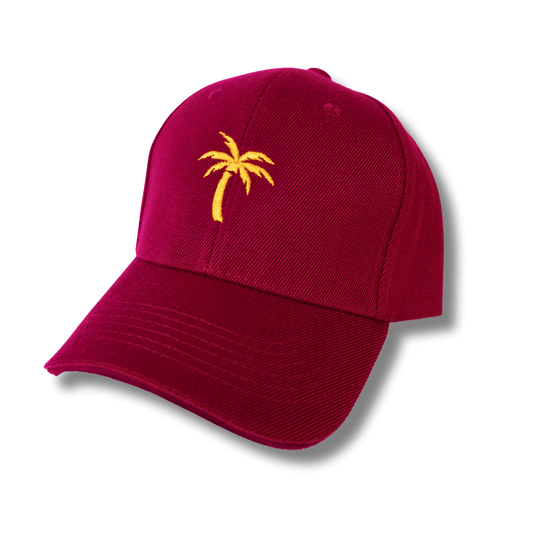 GORRA VINOTINTO CON PALMERA. 