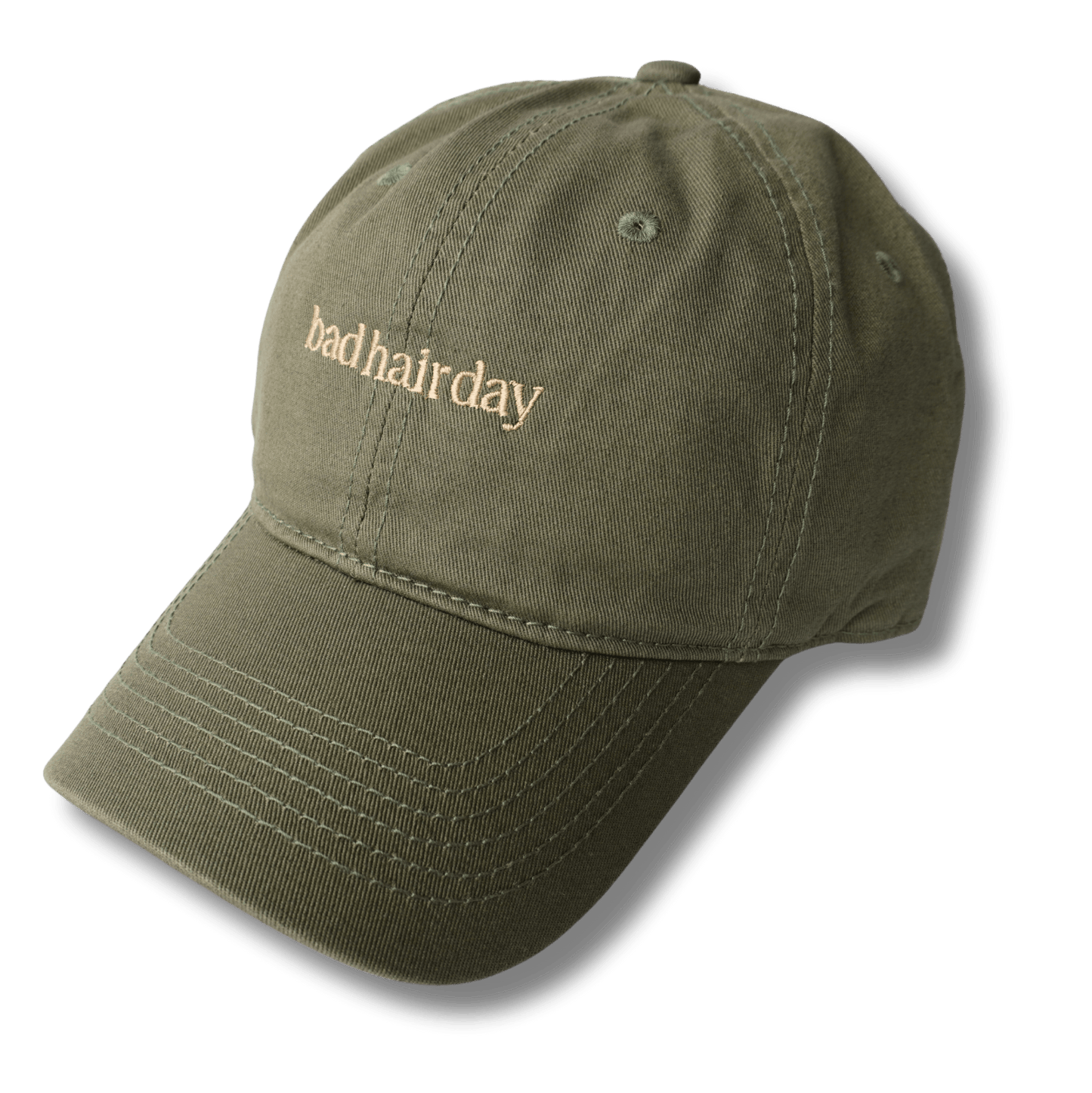 Gorra Prelavada Verde Bad Hair Day