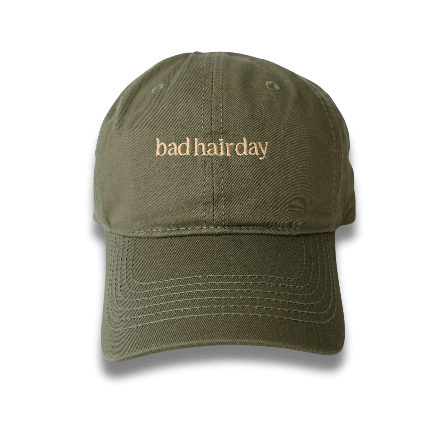 Gorra Prelavada Verde Bad Hair Day