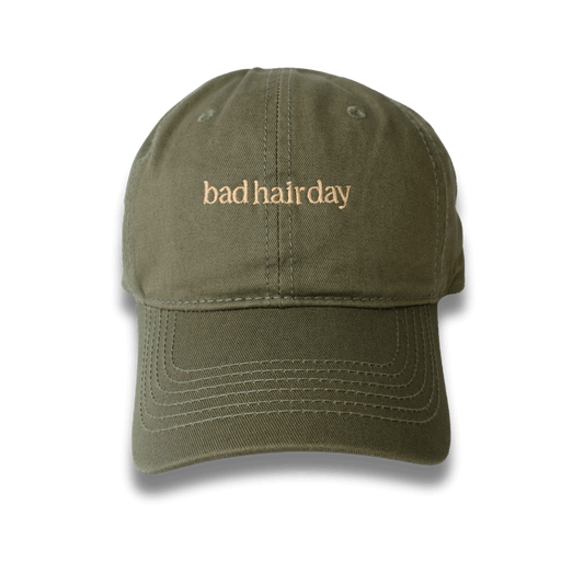 Gorra Prelavada Verde Bad Hair Day