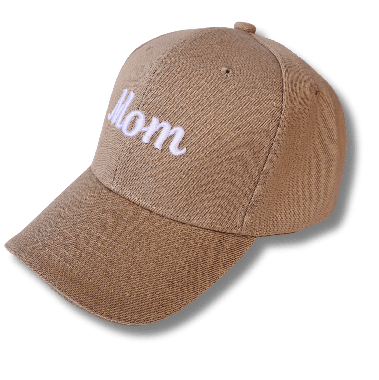 GORRA MOM CAQUI. BORDADA