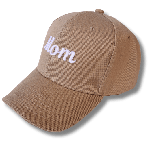 GORRA MOM CAQUI. BORDADA