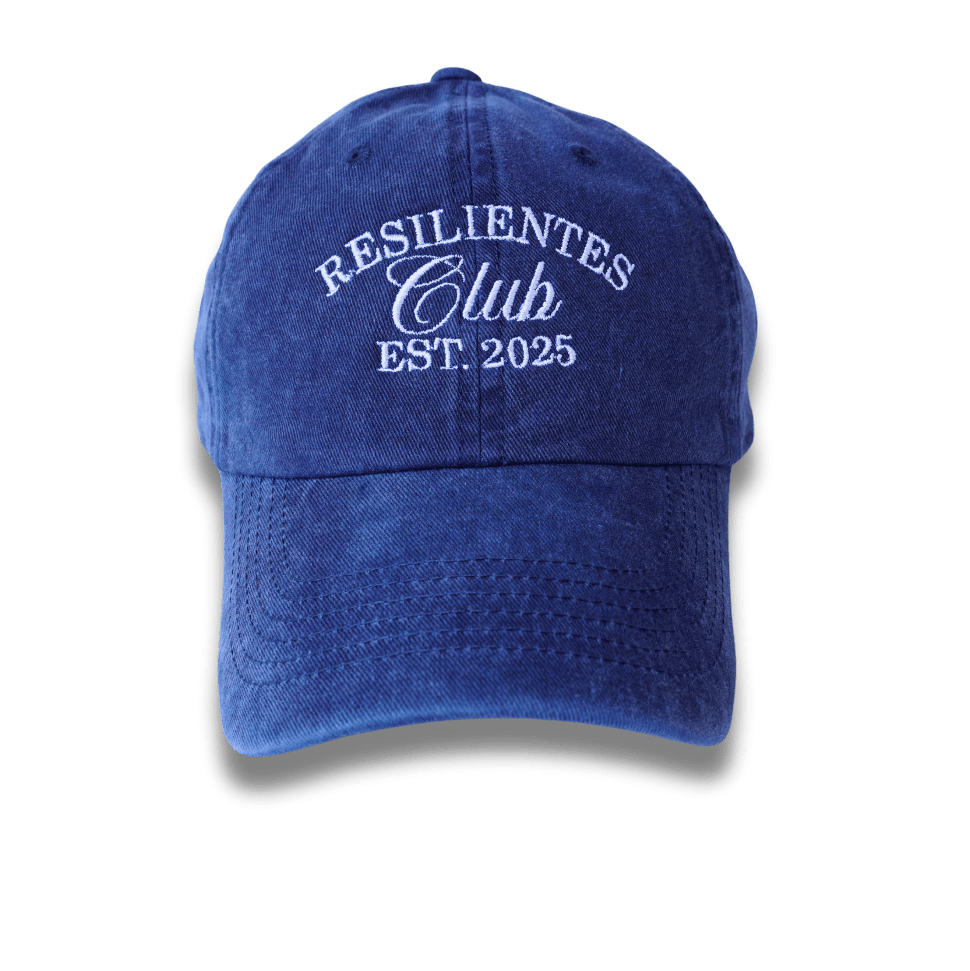 GORRA AZUL PRELAVADA. GORRA PERSONALIZADA.