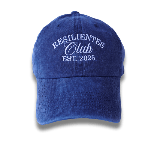 GORRA AZUL PRELAVADA. GORRA PERSONALIZADA.