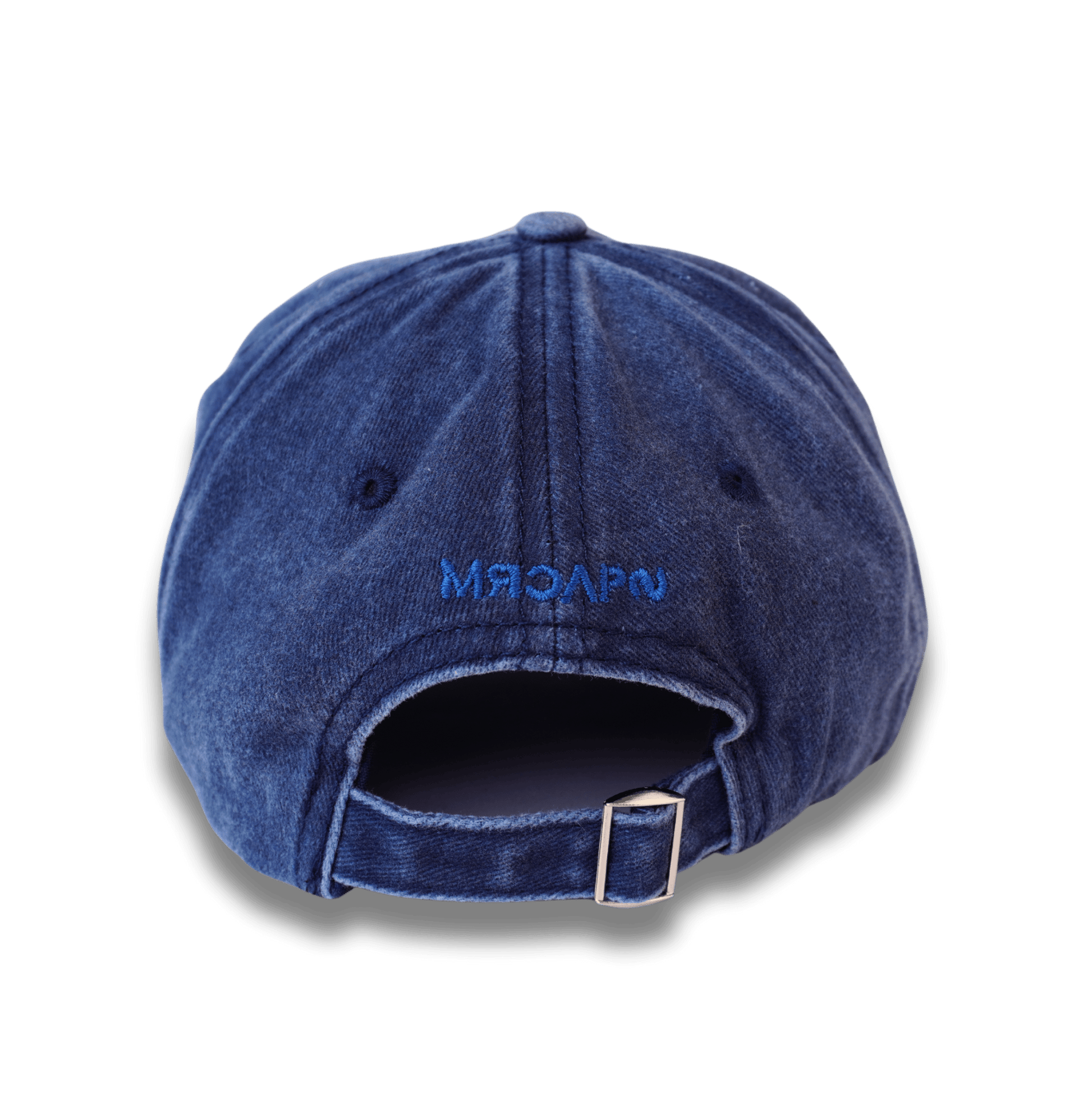 GORRA BORDADA, ACID WASH AZUL. GORRAS BUCARAMANGA