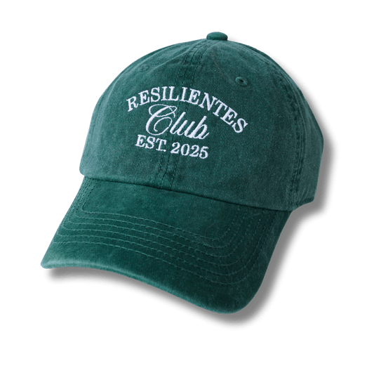 GORRA PRELAVADA VERDE. 