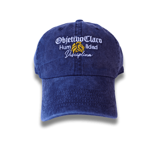 GORRA COLOR JEAN. CACHUCHA ACID WASH BORDADA.