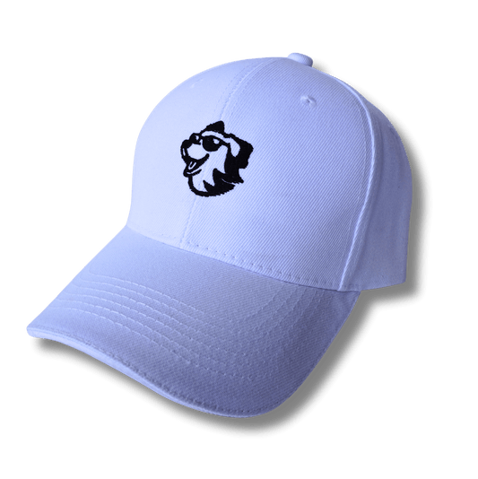 GORRA BLANCA BORDADA CON MI MASCOTA GATO O PERRO