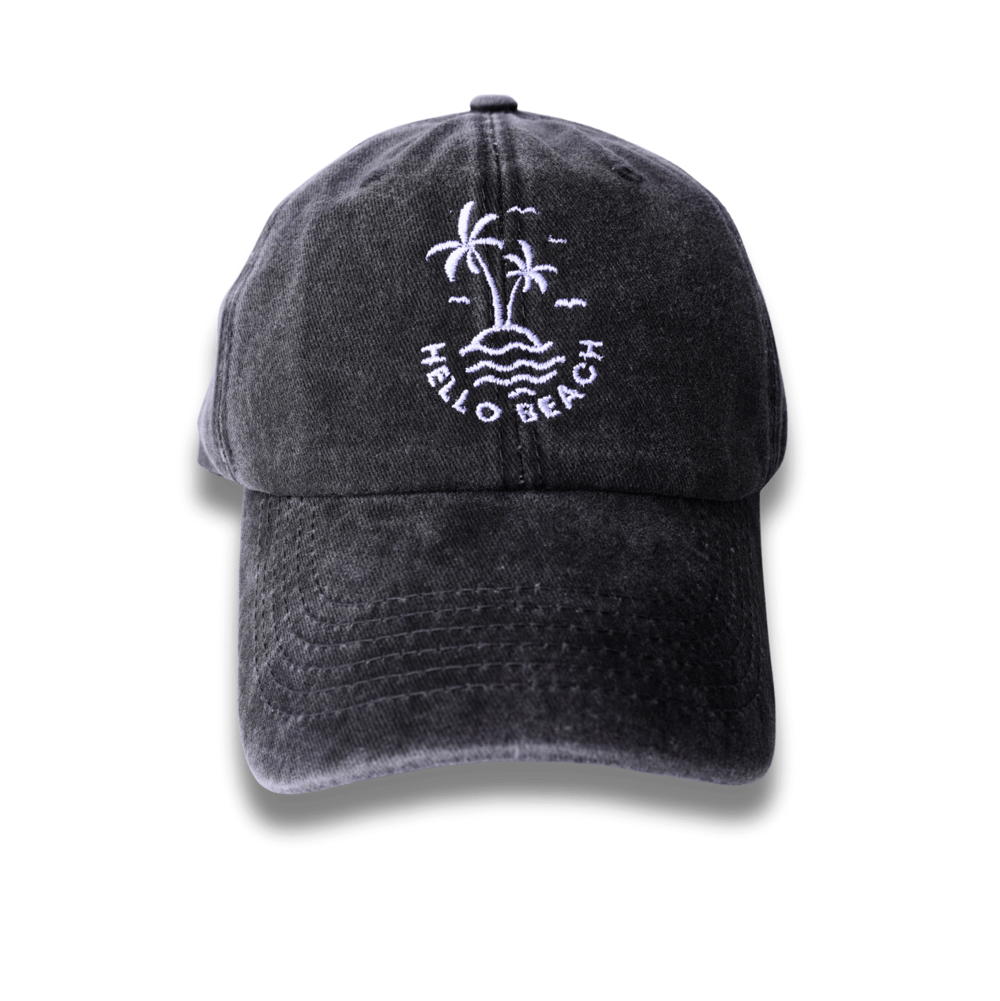 GORRA BORDADA CON HELLO BEACH. GORRAS BARRANQUILLA.