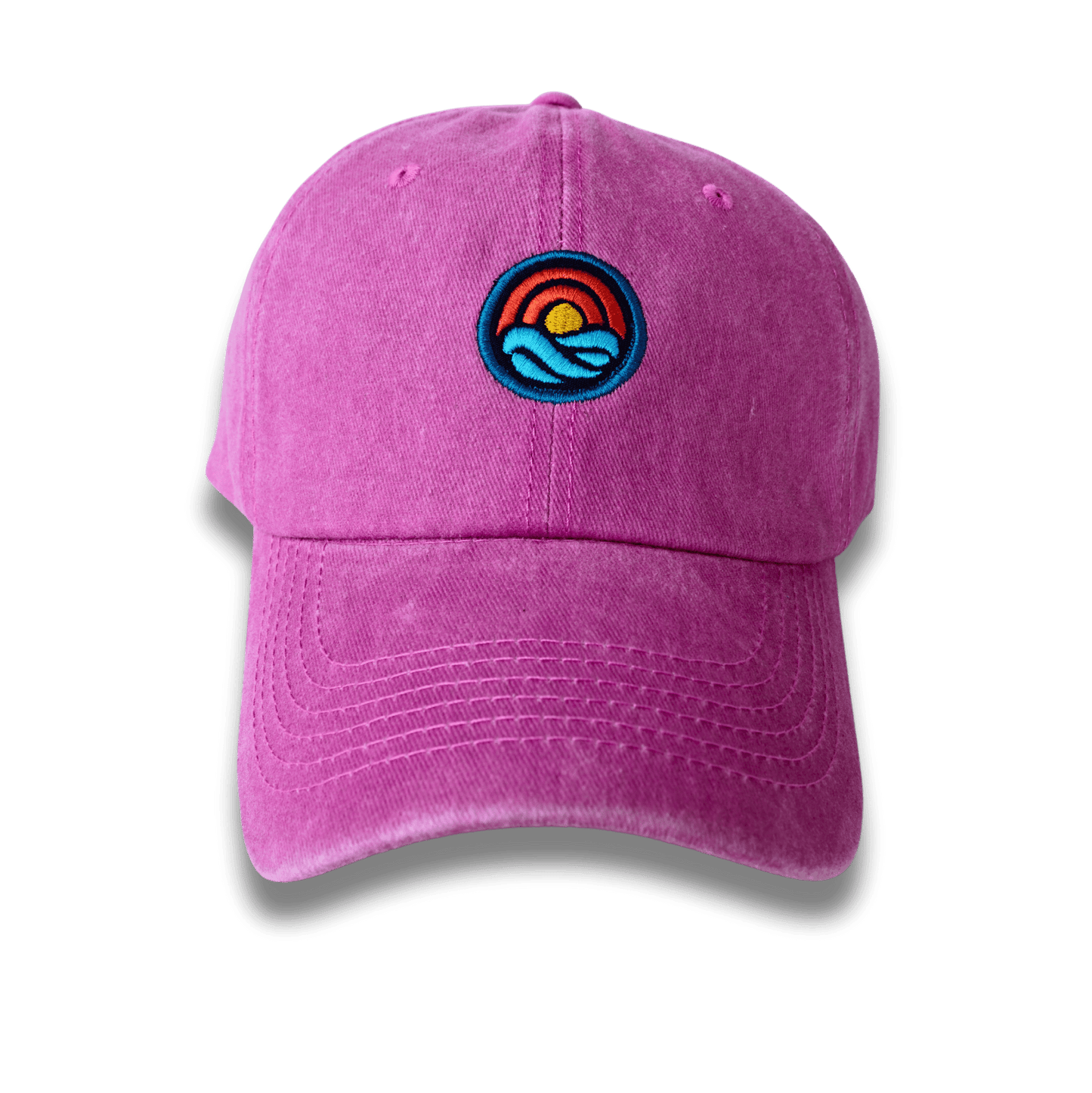 GORRA CON EL MAR Y EL ATARDECER. GORRA PERSONAIZADA COLOMBIA.