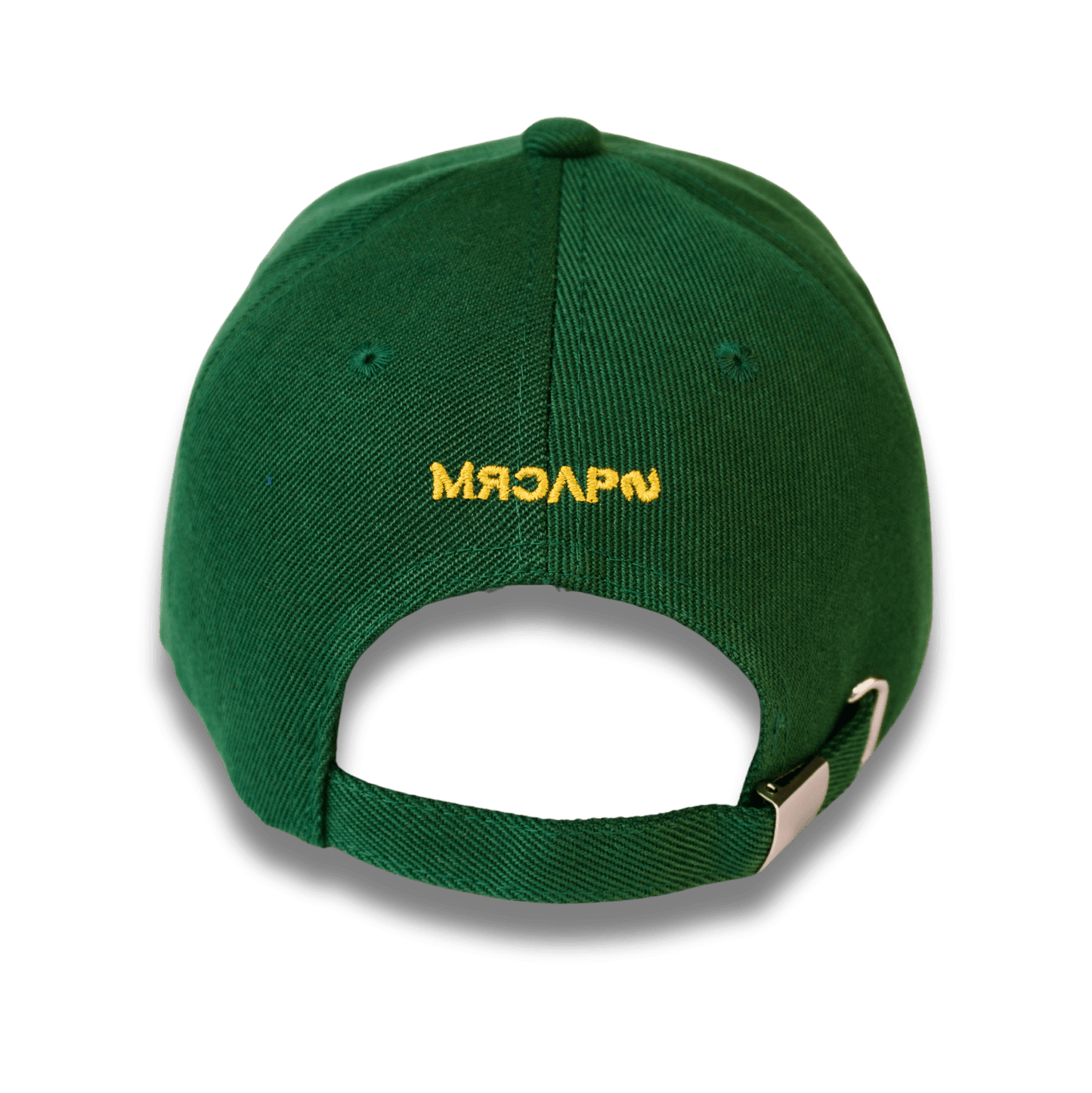 Gorra verde con un ancla bordada. Gorra personalizada colombia.